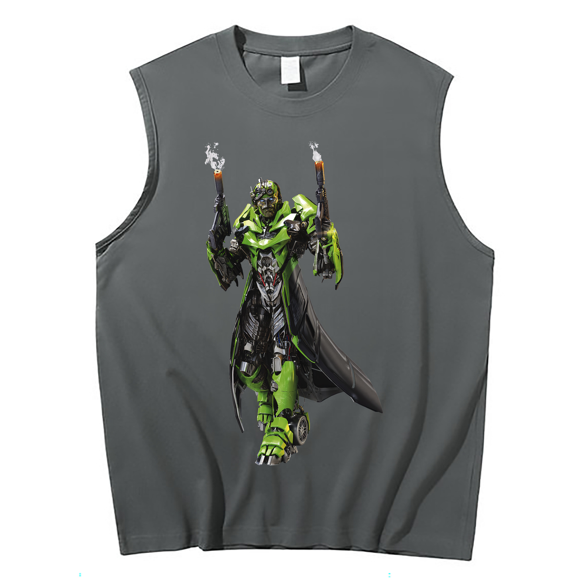 （画像用） Transformers トランスフォーマー コットン100％タンクトップ（フロントプリント）
